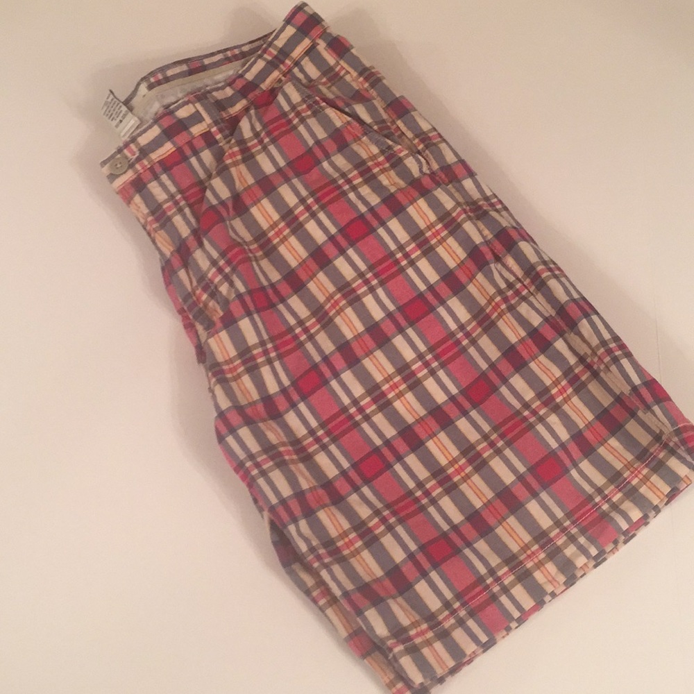 Weatherproof Madras Shorts Size 36